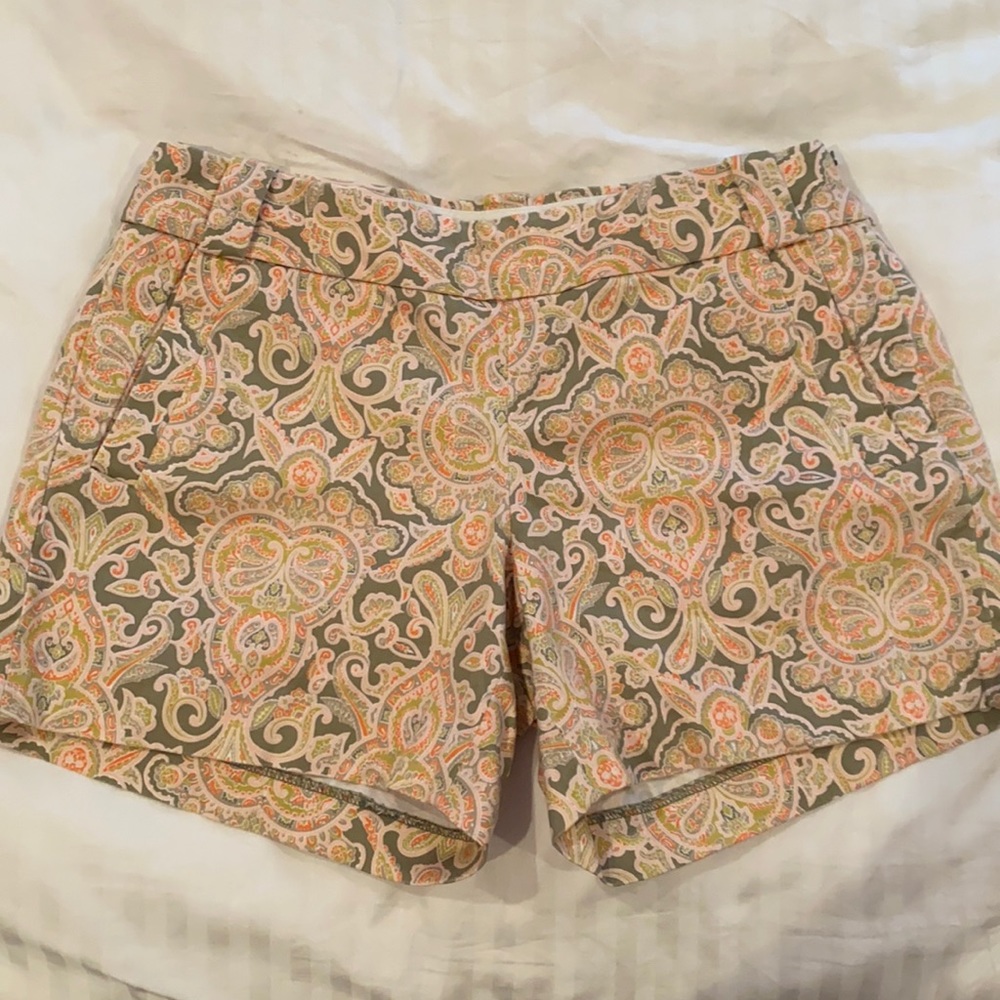 Jcrew Factory paisley shorts, size 4.